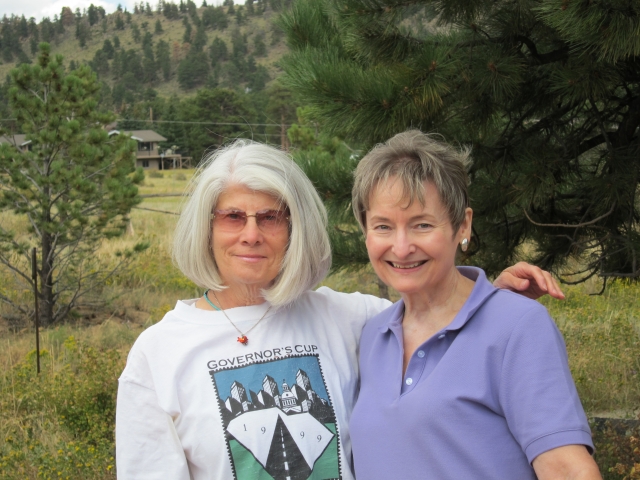 Chrissy Strickland and Robin Beach at Rocky Mountain National Park 8-31-2010
