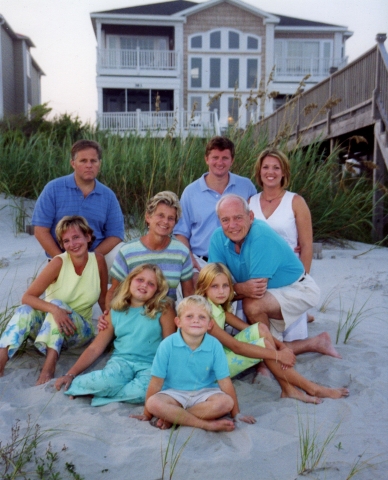 Rosemary Greenwood and Robert Pulliam and grandchildren