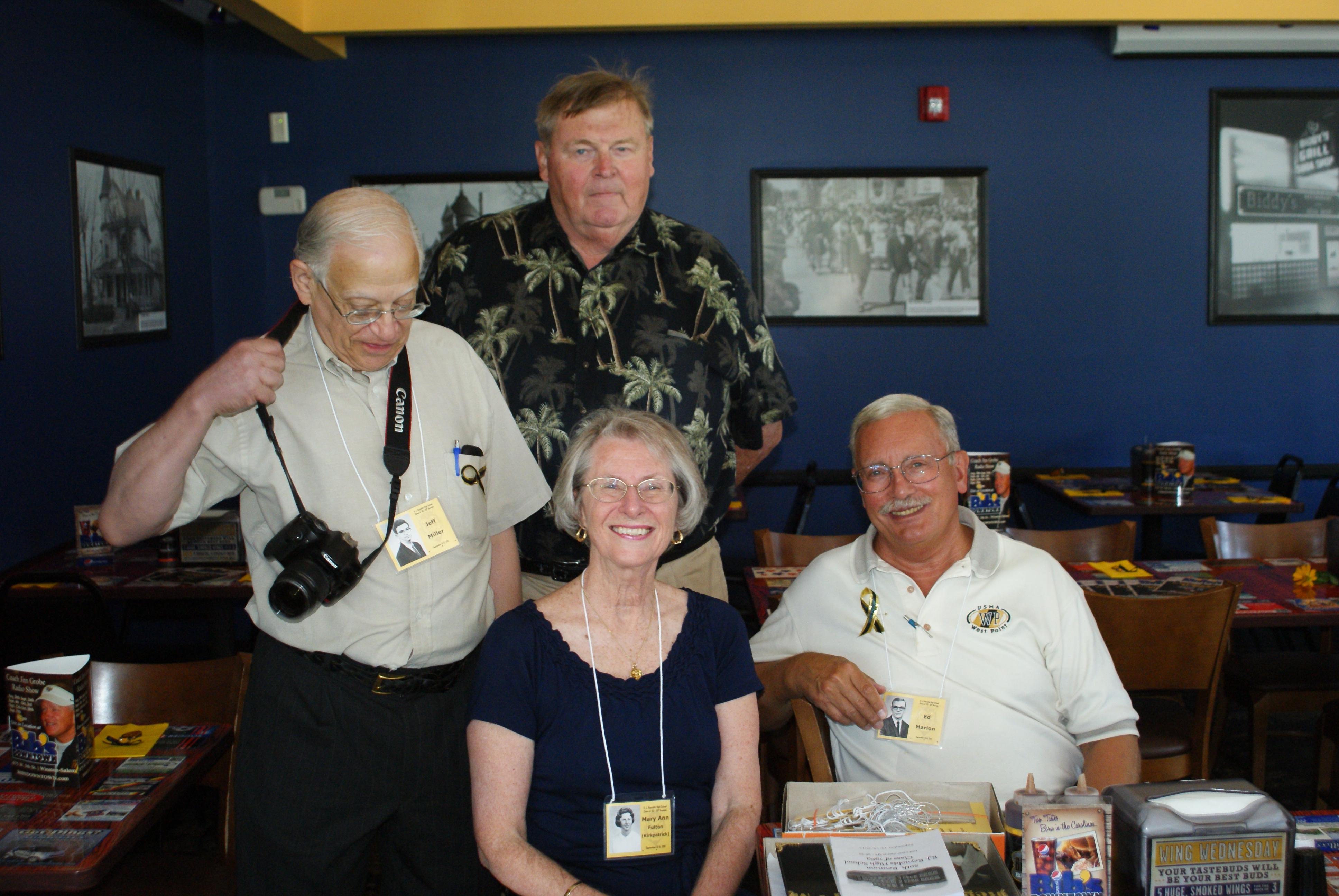 Jeff Miller, Ed Turner, Mary Ann Fulton Kirkpatrick and Ed Marion