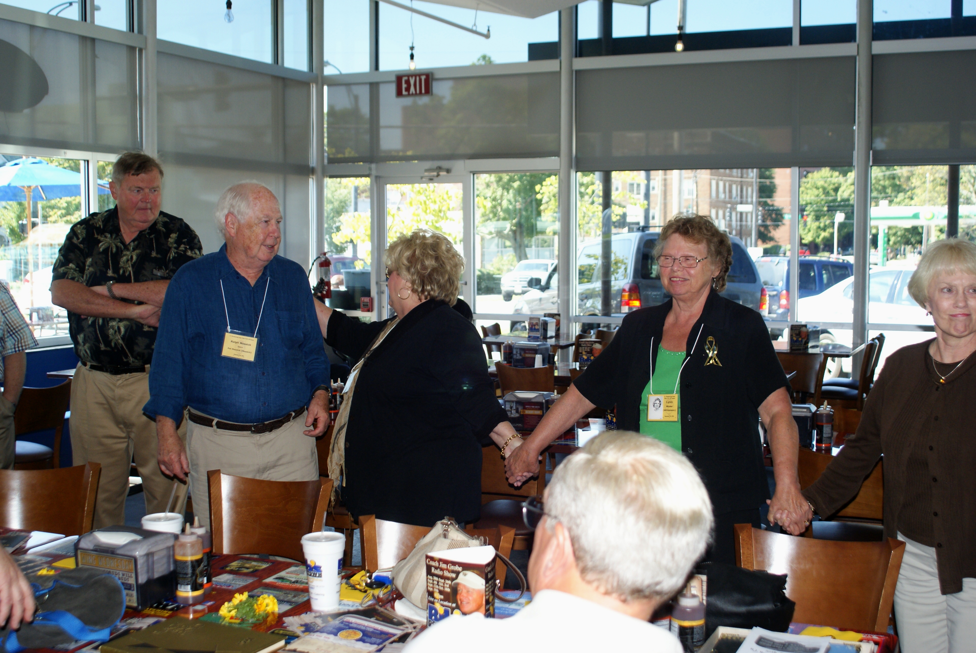 Ed Turner, Ralph Messick, Pat Orrell Messick, Lynn Moser Williamson and Dawn Pulliam Sides