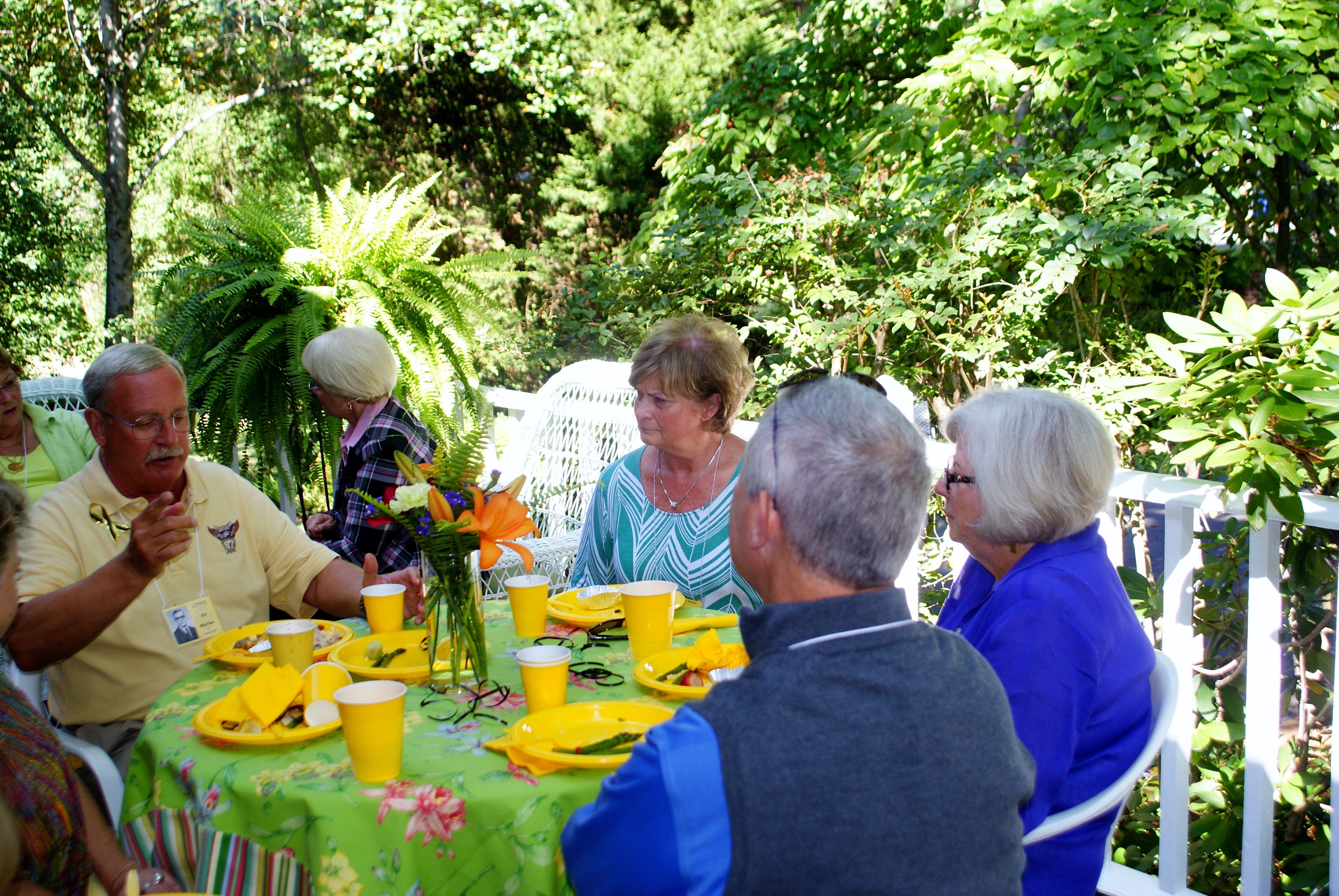 Ed Marion, Nancy Kates, spouse of Steve Kates, Ellen Kirby & Kent LaRouque