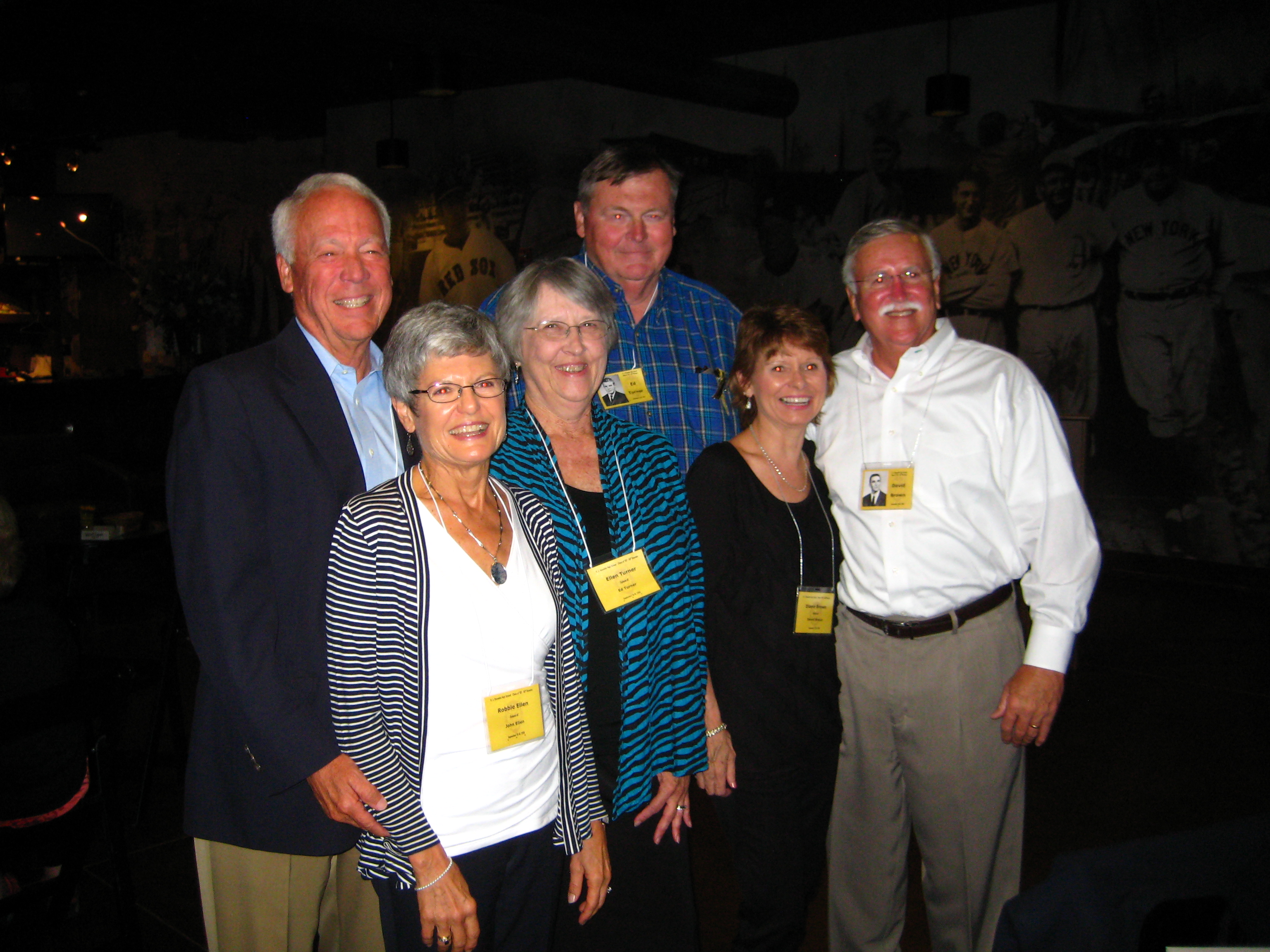 John and Robbie Ellen, Ellen and Ed Turner and Diane and David Brown 